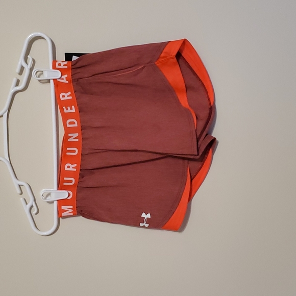Under Armour Pants - Under Armour purple and pink shorts with pockets.